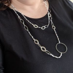 Silver necklace premier designs